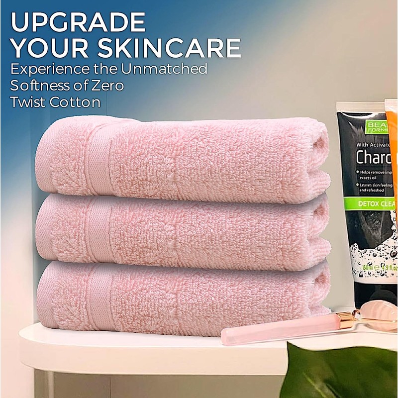 Towelogy® Luxury Flannel Face Cloth | Ultra Soft 100% Cotton