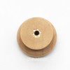 WEICHUAN 30-Pack Unfinished Solid Wood Knobs Pulls Handles - Round