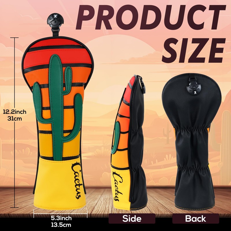 LZFAN Golf Club Head Cover Golf Head Cover Fairway Wood
