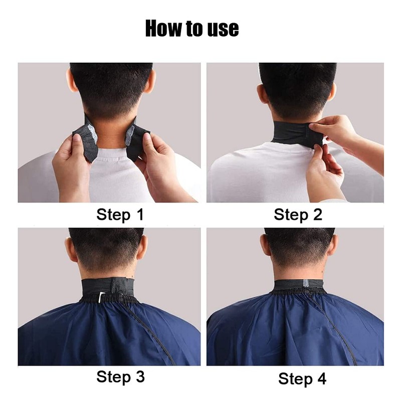 2 Rolls Barber Neck Strips Disposable Strentchy Paper Neck Bands