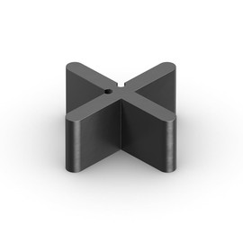 LANGFIT® Joint Crosses for Patio Tiles - Pack of 100 - 6 mm Joint Width - Can be Used as a Tee with Predetermined Breaking Point - 100% Weather Resistant for Outdoor Use - Made in Germany - MS-FK6-20