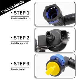 Hoypeyfiy F2GZ-9D289-A Vapor Canister Purge Valve, Replacement for Ford Edge 2.0L EcoBoost 2015-2019, Replacement for Lincoln MKX 2016-2018, Replacement for Lincoln MKZ 2017-2020