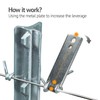 Seiria Fence Wire Twister for T Post Clips, Time Saver