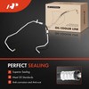 A-Premium Automatic Transmission Oil Cooler Line Hose Assembly Compatible with