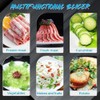 Manual Meat Slicer, Fruit and Vegetable Slicer, Multifunctional Table Cutter,