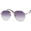 styleBREAKER 09020106 Women's Aviator Sunglasses Frameless with Tinted Lenses in