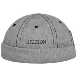 Stetson Cotton Melange Men's Docker Hat Summer Winter Light Grey XL (60-61 cm)