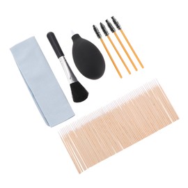 LABRIMP 1 Set Earphone Cleaning Tool Kit Professional Accessory for Wireless Earbuds Noise Cancelling Headphones Includes Wiping Cloth Soft Brushes Swabs Blower for Fine Gaps