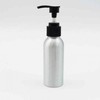 Aluminum Cosmetic Empty Pump Bottle 100ml Cosmetic Container 2ea