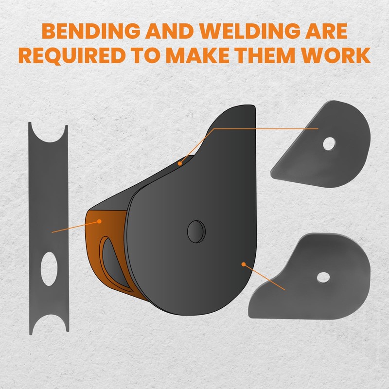 maXpeedingrods Rear Upper Trailing Arm Mount Repair Kit for Chevy