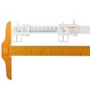 SHUATI Eye Ophthalmic Tool White Convenient Plastic Pupil Distance Meter