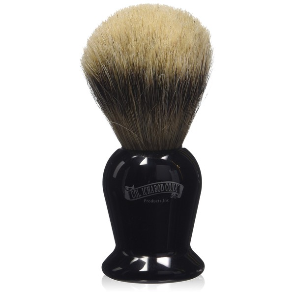 Colonel Conk Products 920 Silver Tip Badger Brush with black Handle
