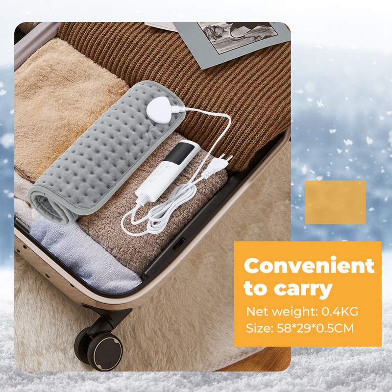 Electric Heating Blanket 9 Gears Adjustable Temperature 4 Level Timing