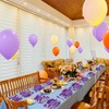 gisgfim 96 Pcs Purple Birthday Party Supplies Paper Plates Napkins