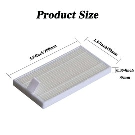 NYGHMY 10 Pcs Replacement Filters for bObsweep, Dustin, Orb-i, Ultra-Vision, RC400 - Vacuum Replacement Parts & Accessories for Robotic Vacuums