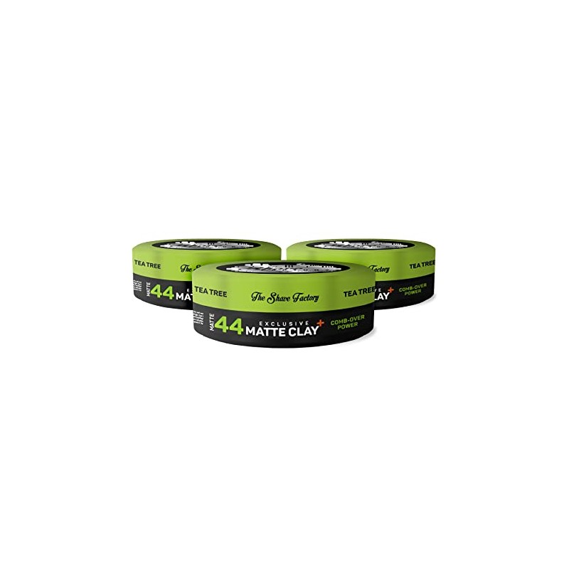 the shave factory Exclusive Matte Clay 150ml 44 Comb-Over Power