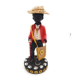 10.5 Inch Statue Baby Elegua With Corn & Coins Figurine Santeria Yoruba Santeria
