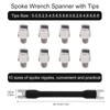 Windance CNC Wheel Spoke Spanner, Motorcycle Repair Tool Kit 5.0-6.8mm