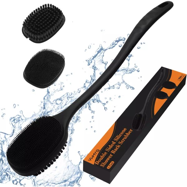 Back Scrubber for Shower, New Update Double Sided Body Scrub