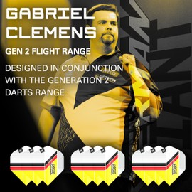 Target Gabriel Clemens No.2 Pro Ultra Dart Flights - 3 Pack (9 in Total)