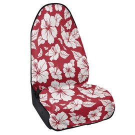 JOAIFO Hawaii Flower Car Seat Towel Cover After Gym Swimming Yoga,Waterproof Beach Car Seat Covers for Cars,Trucks,Vans & SUV, Machine Washable