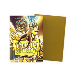 Dragon Shield | Japanese Size Card Matte Sleeves | 60 CT - Smooth & Tough Premium TCG Sleeves - Compatible with Yu-Gi-Oh, Naruto, Cardfight & Vanguard | Gold
