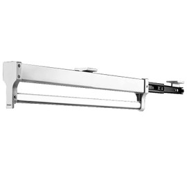 Extendable Clothes Rail for Pull-Out Hangers Adjustable Wardrobe Telescopic Clothes Rail 292 mm White