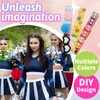 80Pcs Cheer Pins Spirit Clips Clothes Pins Wooden Cheer Pins