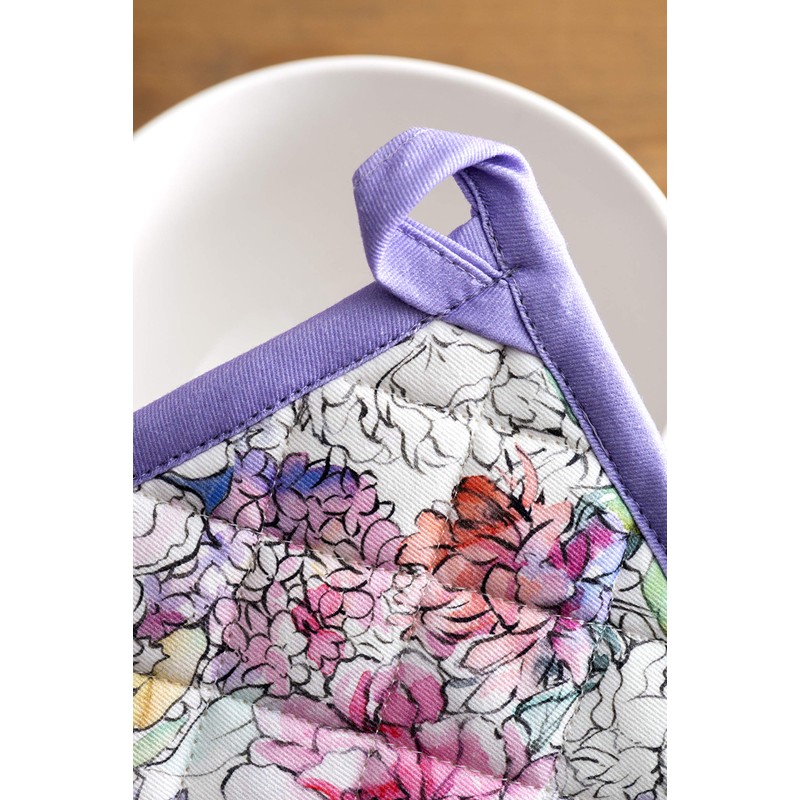 Maison d' Hermine Oven Mitt + Pot Holder 100% Cotton