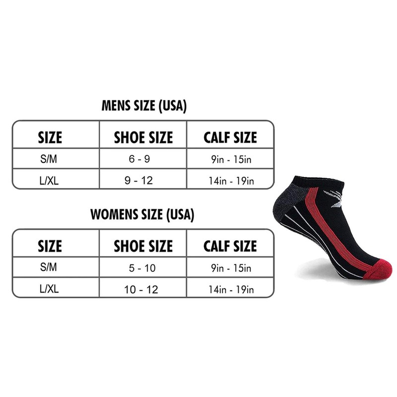 Extreme Fit Compression Socks - Ankle Performance Socks for Running