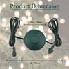 Power Cord 6Ft with On/Off Foot Switch for Christmas Tree