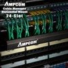 AMPCOM 1U Cable Management Horizontal Mount 19 inch Server Rack