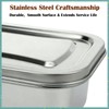Stainless Steel Ice Cream Containers with Airtight Lids,1.2 Quarts