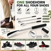 Retractable Stainless Steel Shoe Horn for Easy Shoe Wearing –