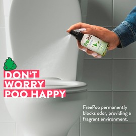 FreePoo - Kit Toilet Odorizer Lavender and Lemongrass - Pre Poop Odor Blocker, Aromatic Bathroom Spray, Potty Deodorizer, Air Freshener - Natural Oils, Hygiene Kit Essential - 2 x 2.0 floz