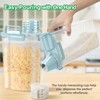 TBMax Rice Storage Container 3-5 Lbs Flour Container Cereal Dispenser