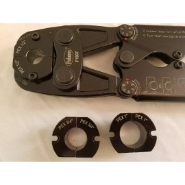 Badger 1 1/4" Pex crimp Multi-Tool with 1/2", 3/4", 1" Heads