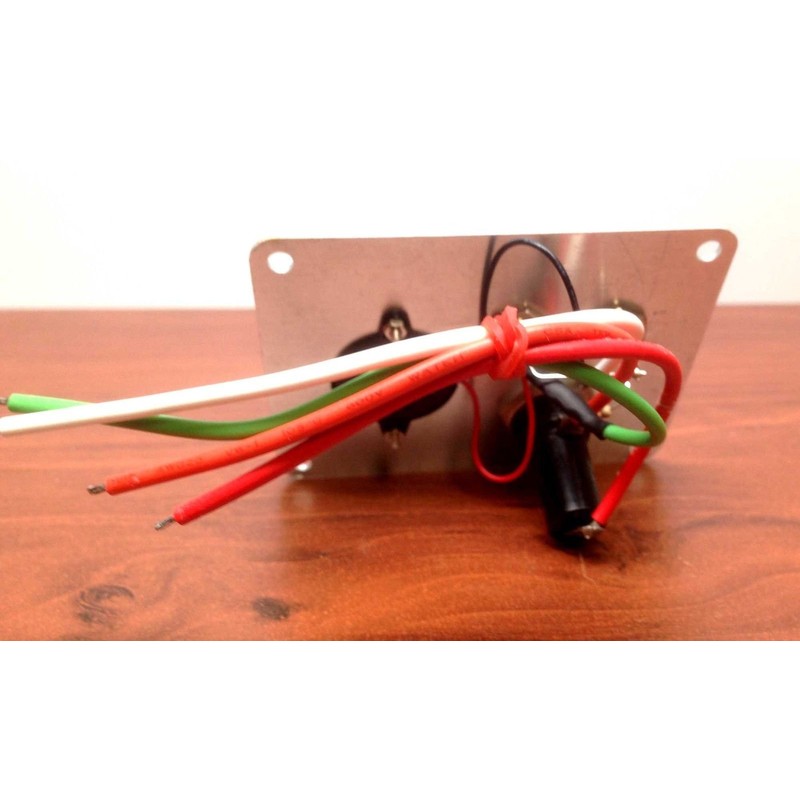 MARINE BOAT BILGE ALARM PUMP SWITCH ALUMINUM PLATE 3.25" by