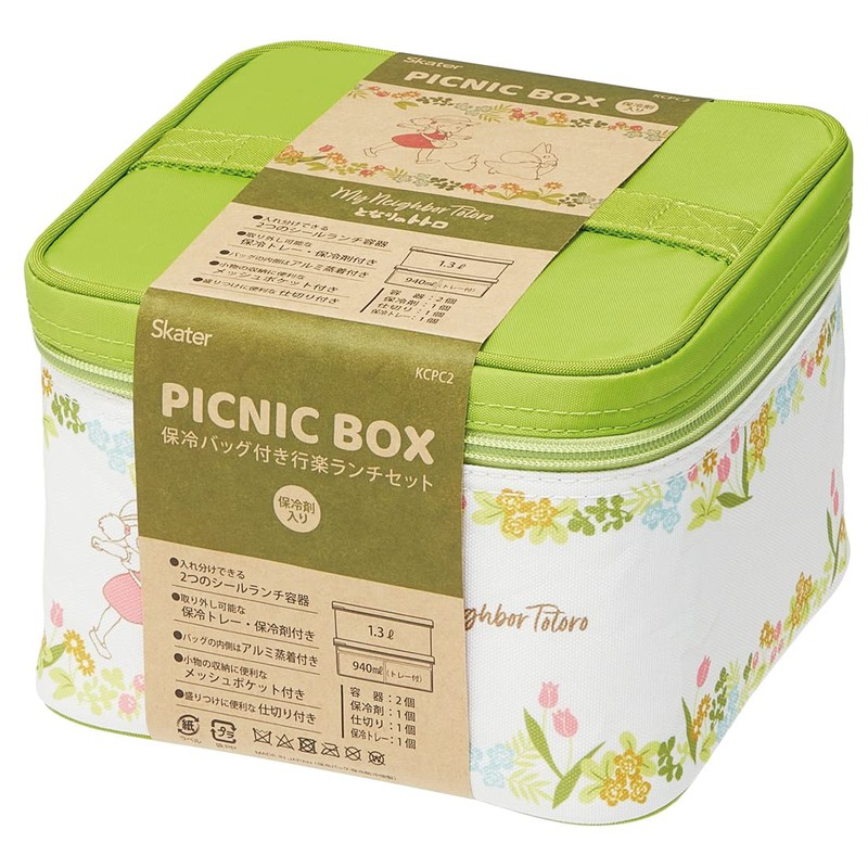 Skater (Skater) Picnic Lunch Box with Cooler Bag and Ice