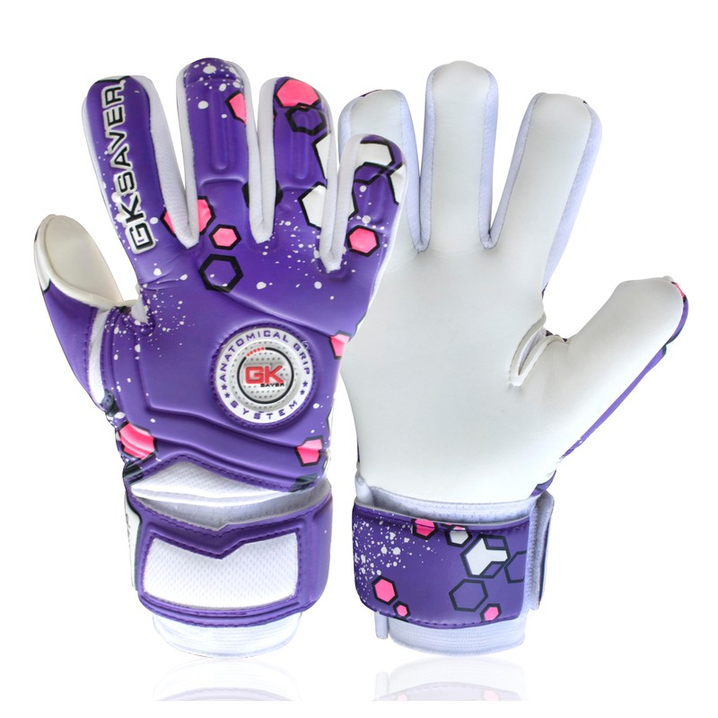 GK Saver Football Goalkeeping Gloves Size 4 to 7 Finger