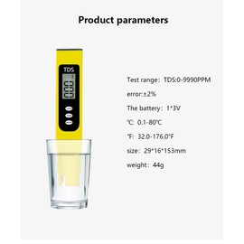 TDS Meter Digital Water Tester - High Accuracy ±2% - New 2023 Model - Water Quality Meter