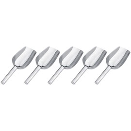 GLOGLOW 5 x Sweet Scoops / 5 x Pinzas para Hielo Wedding Candy Buffet Bar Home Kitchen Juego de Acero Inoxidable New Utilit Perfect as Dry Goods Tongs Candy Scoops(5 Palas)
