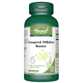 VORST Fenugreek Milkflow Booster 1000mg (500mg Per Capsule) 90 Vegan Capsules | Lactation Supplement for Increased Breast Milk Supply Suitable To Use As Breastfeeding Vitamins | Includes 6mg Sweet Fennel Extract |1 Bottle (1 Bottle)