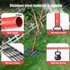 Zenhosit Lawn Leveling Rake - Lawn Leveler with 78" Adjustable