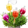4Pcs Iridescent Self Watering Globes for Water Plants While Away,