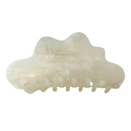 4.1inch Rainbow Colored Hair Clips for Thick Hair Cellulose Acetate Claw Clip Large Non-Slip Grip Clip Hair Accessories Unique Cloud Decorative Hair Claw