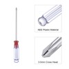 sourcing map Mini Phillips Screwdriver, 3.0mm Cross Head 127mm Length