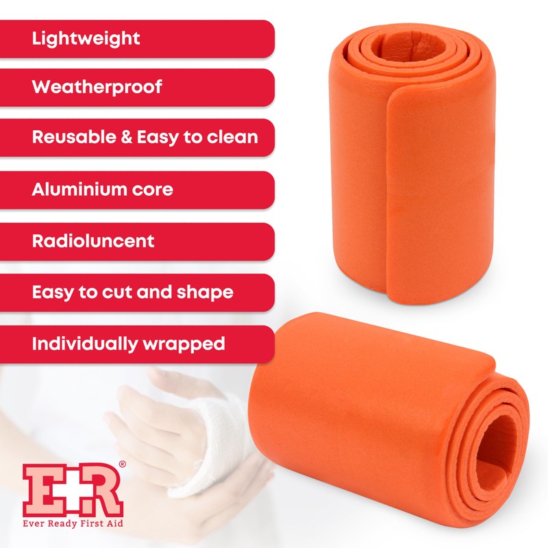 Ever Ready First Aid Universal Aluminum Splint, 24 Inch Rolled