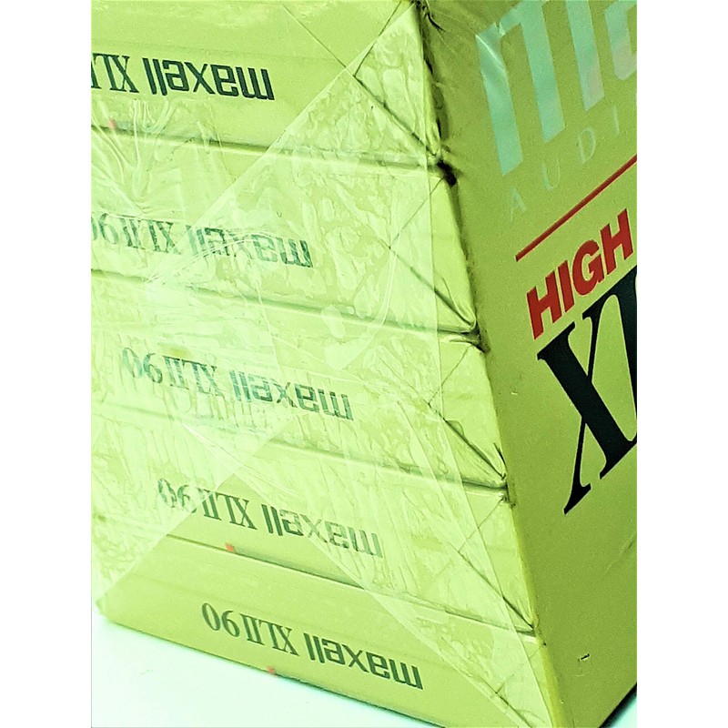 Xlii 90 High Bias Audio Cassette Tape -5-Pack