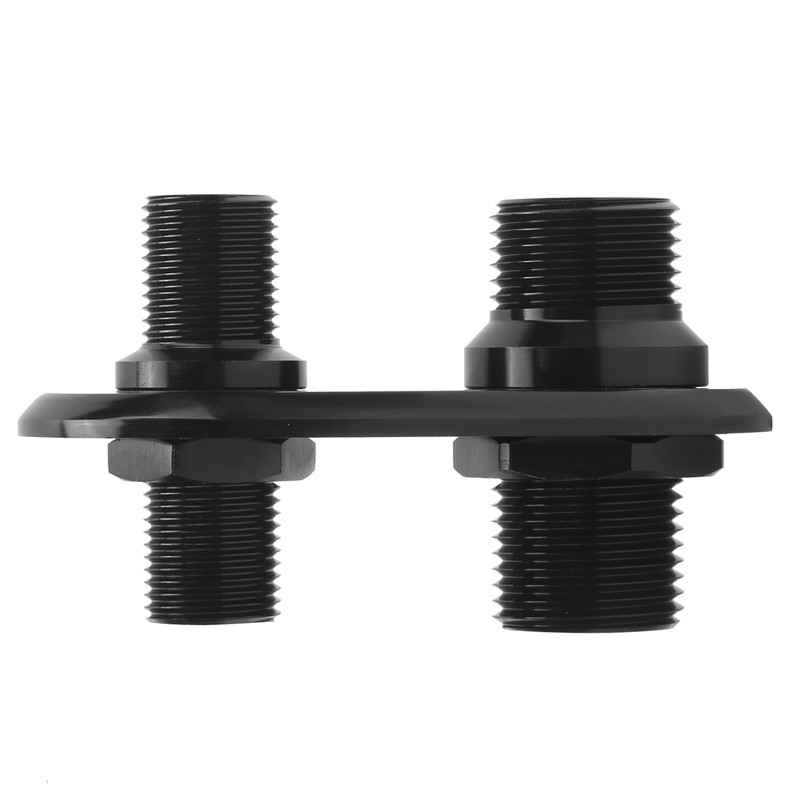 Car 2‑Port Air Conditioner Bulkhead Connector Universal Modification Replacement for